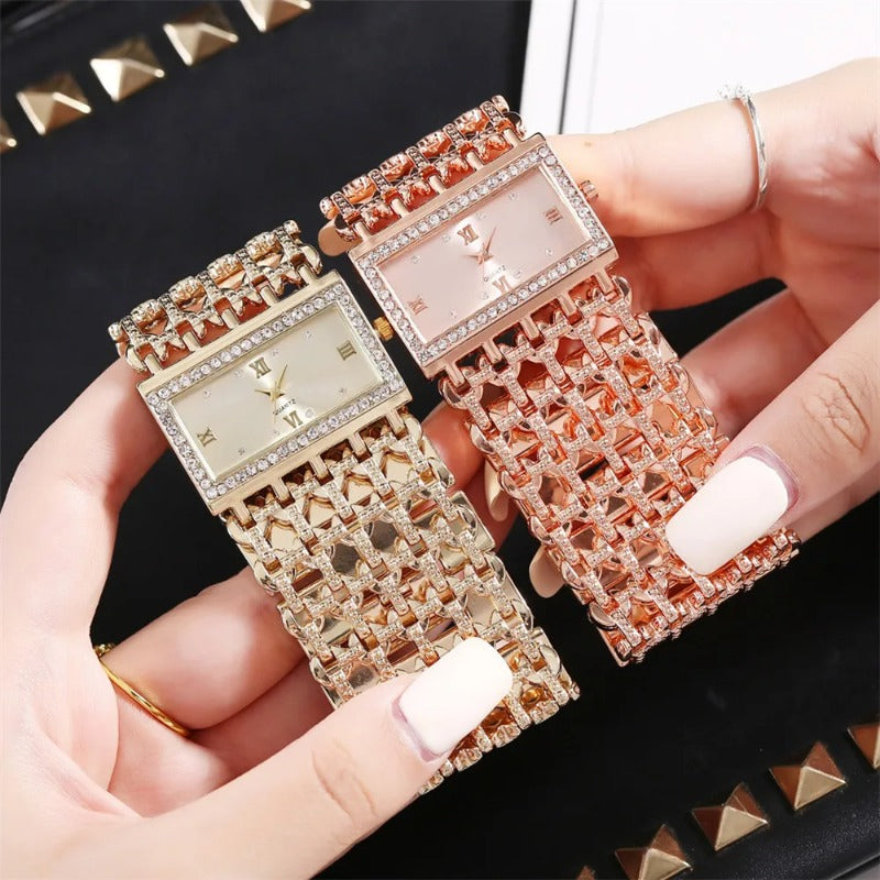 Ladies Diamond Bracelet Quartz Watch