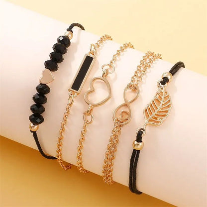 6pcs Set Watches Ladies Fashion Butterfly